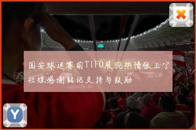 国安球迷赛前TIFO展现热情张玉宁社媒感谢铭记支持与鼓励